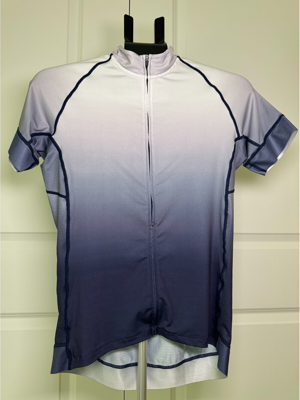 Women’s Shebeest Cycling Short Sleeve Jersey, Blue & White, (M)